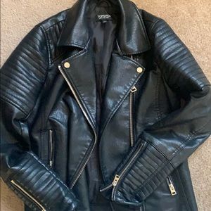 Top shop leather jacket